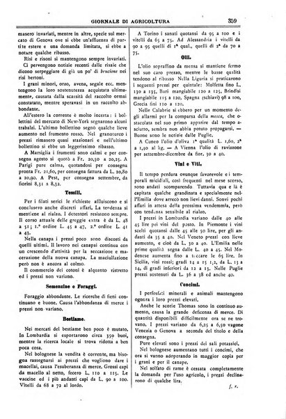 L' Italia agricola giornale di agricoltura