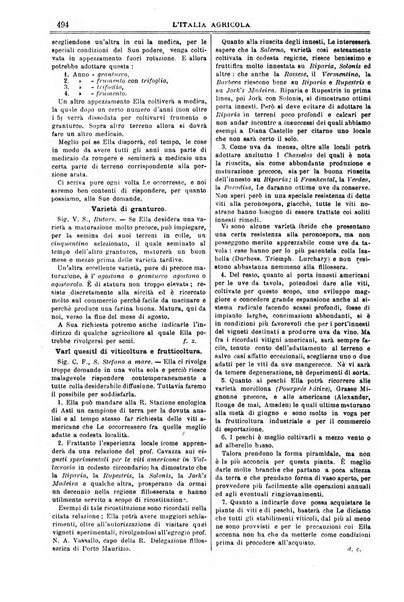 L' Italia agricola giornale di agricoltura