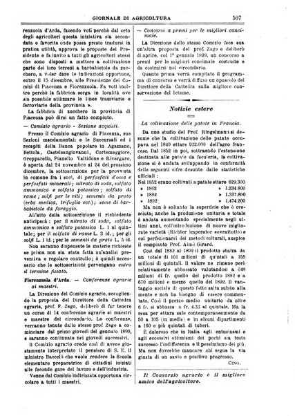 L' Italia agricola giornale di agricoltura