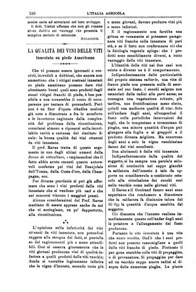 L' Italia agricola giornale di agricoltura