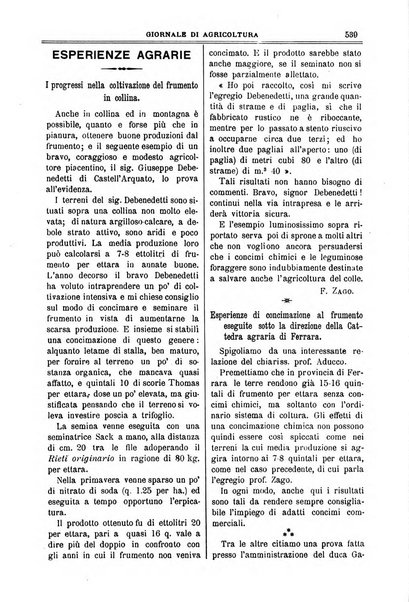 L' Italia agricola giornale di agricoltura