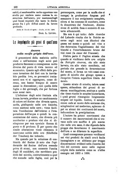 L' Italia agricola giornale di agricoltura