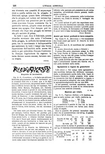 L' Italia agricola giornale di agricoltura