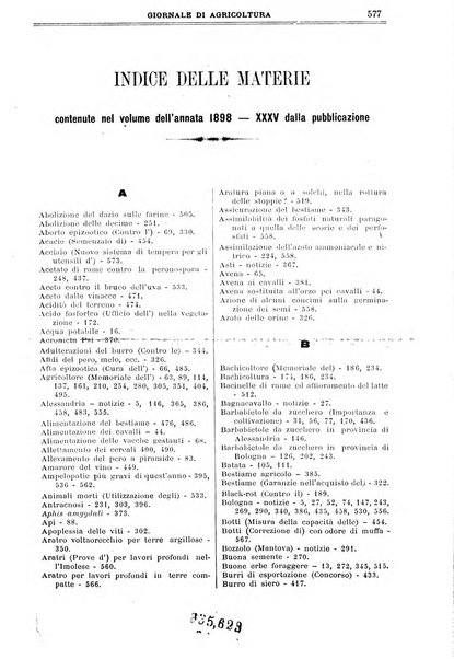 L' Italia agricola giornale di agricoltura