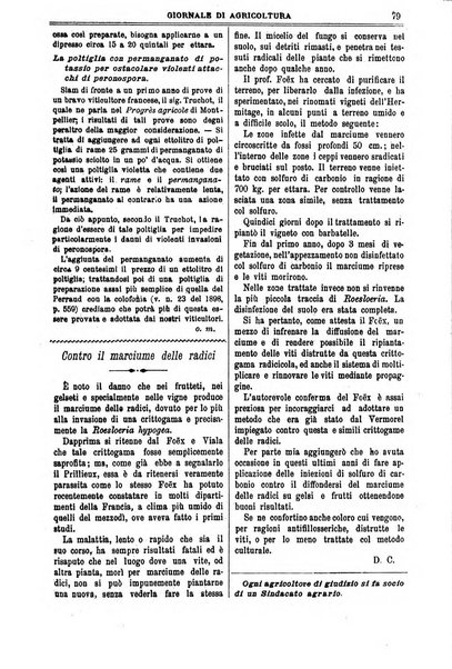 L' Italia agricola giornale di agricoltura