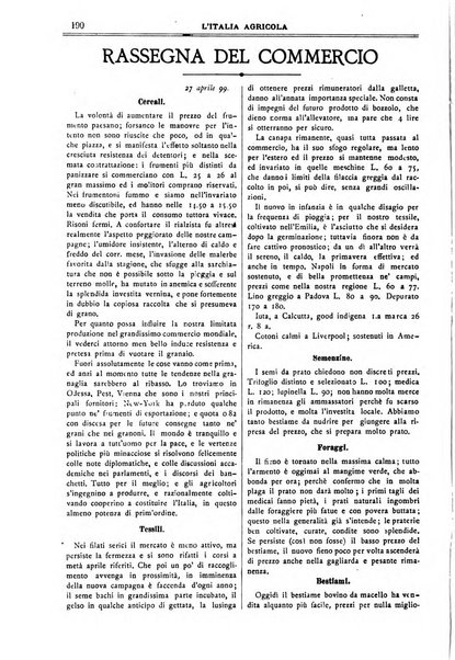 L' Italia agricola giornale di agricoltura