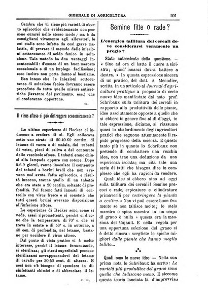 L' Italia agricola giornale di agricoltura