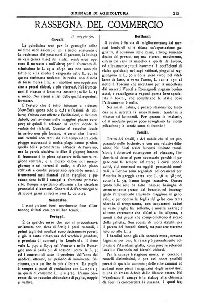 L' Italia agricola giornale di agricoltura