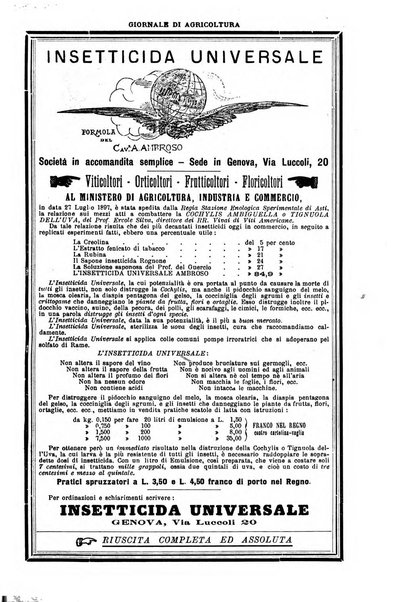 L' Italia agricola giornale di agricoltura