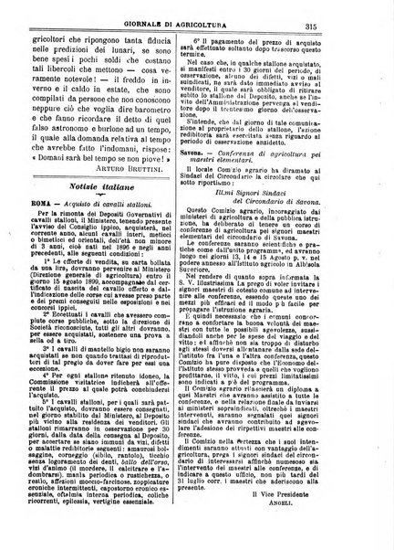 L' Italia agricola giornale di agricoltura