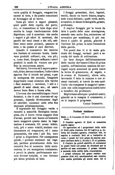 L' Italia agricola giornale di agricoltura