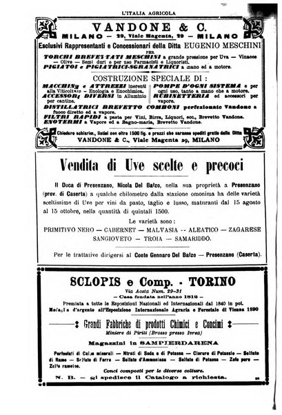 L' Italia agricola giornale di agricoltura