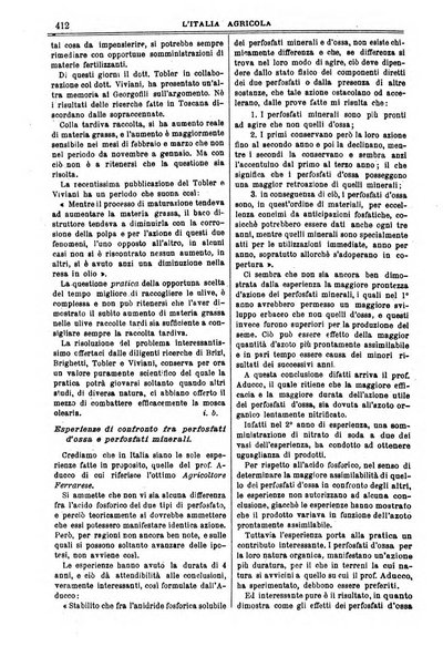 L' Italia agricola giornale di agricoltura