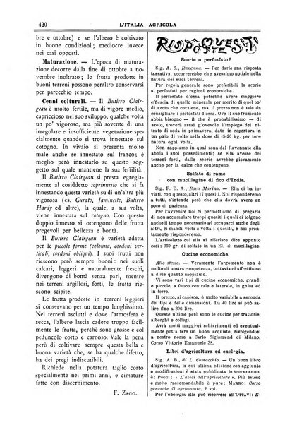 L' Italia agricola giornale di agricoltura