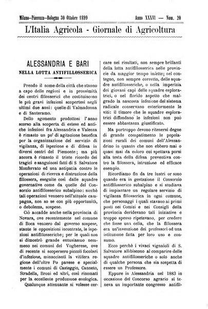 L' Italia agricola giornale di agricoltura