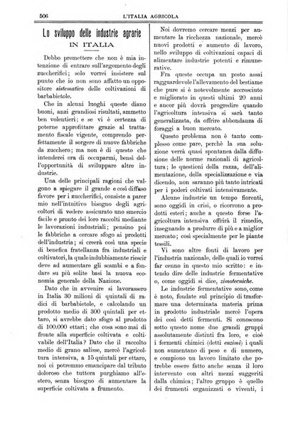 L' Italia agricola giornale di agricoltura