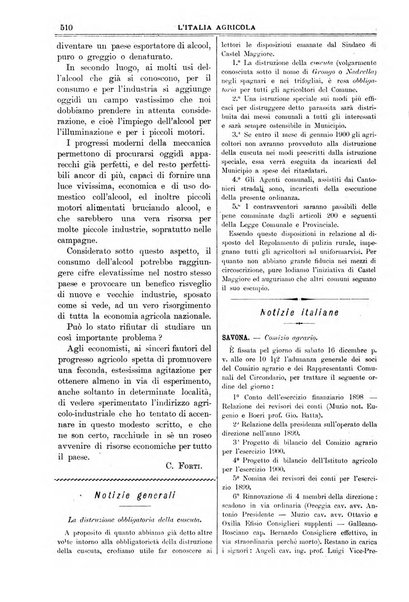 L' Italia agricola giornale di agricoltura