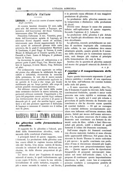 L' Italia agricola giornale di agricoltura