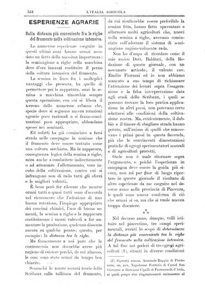 L' Italia agricola giornale di agricoltura