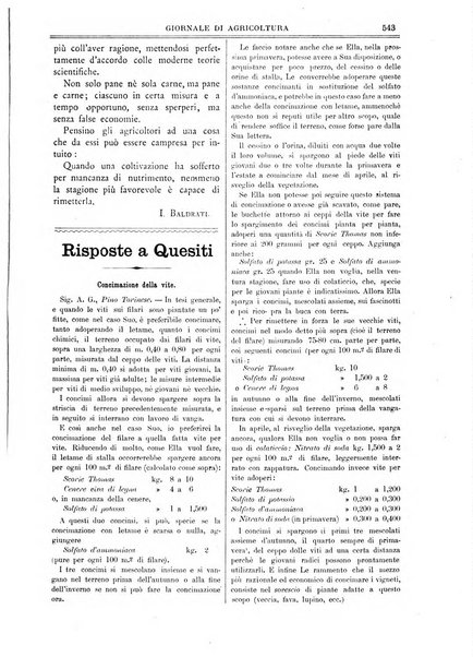 L' Italia agricola giornale di agricoltura