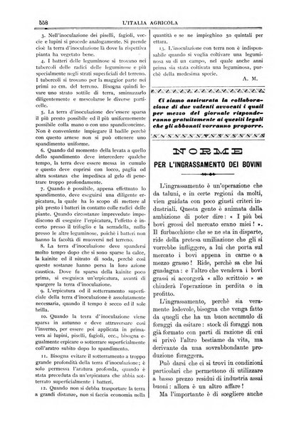 L' Italia agricola giornale di agricoltura