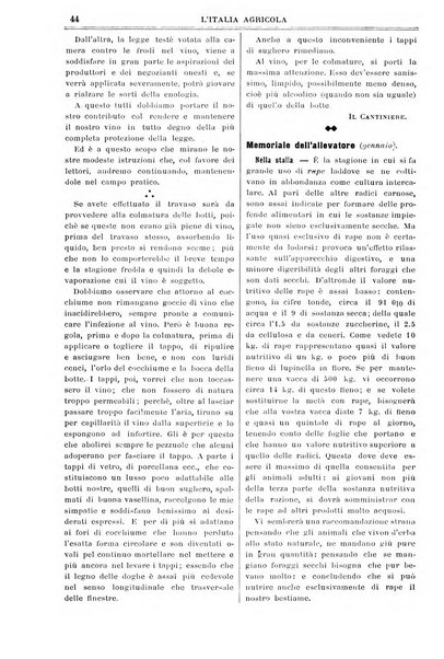 L' Italia agricola giornale di agricoltura