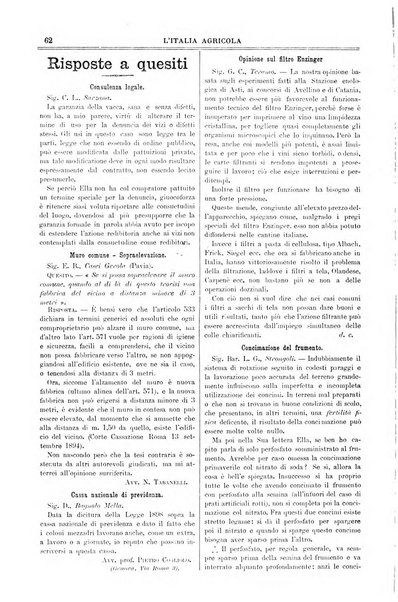 L' Italia agricola giornale di agricoltura