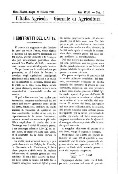 L' Italia agricola giornale di agricoltura