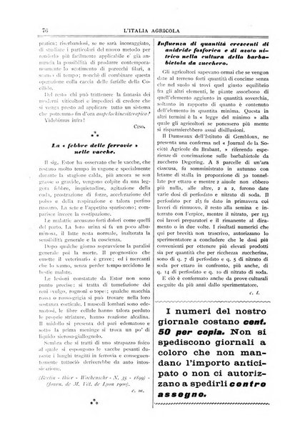 L' Italia agricola giornale di agricoltura