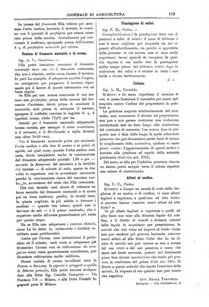 L' Italia agricola giornale di agricoltura