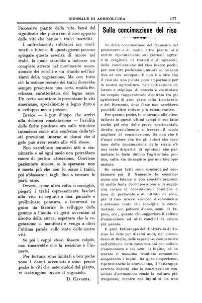 L' Italia agricola giornale di agricoltura