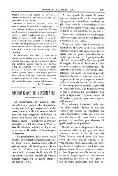 L' Italia agricola giornale di agricoltura