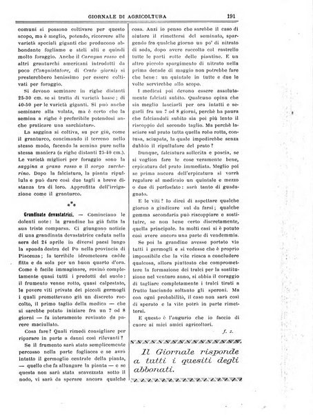 L' Italia agricola giornale di agricoltura