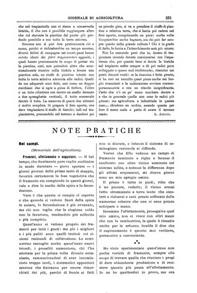 L' Italia agricola giornale di agricoltura