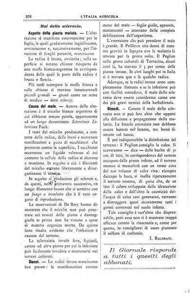 L' Italia agricola giornale di agricoltura