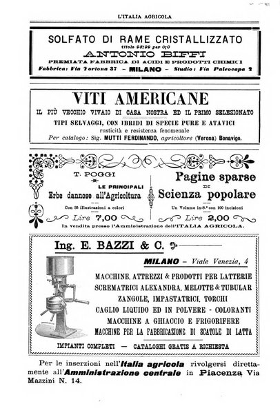 L' Italia agricola giornale di agricoltura