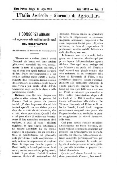 L' Italia agricola giornale di agricoltura