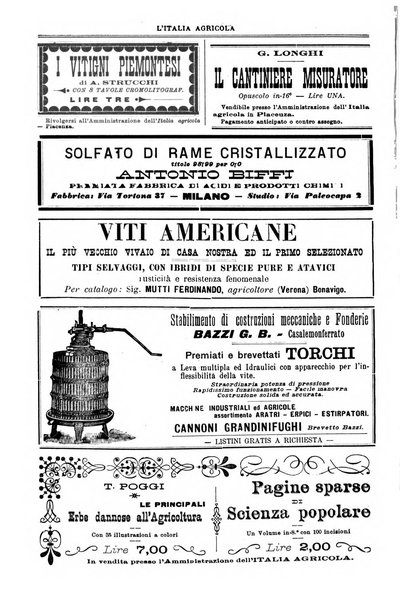 L' Italia agricola giornale di agricoltura