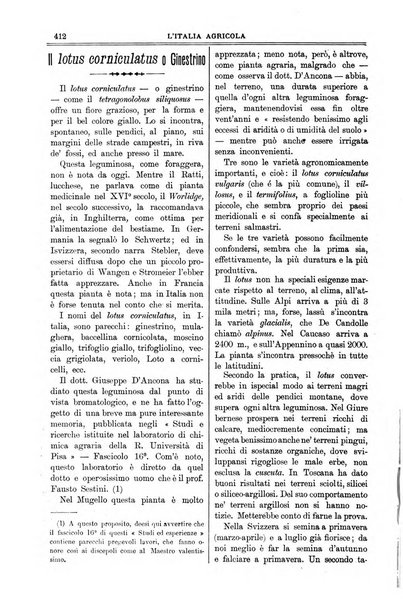 L' Italia agricola giornale di agricoltura