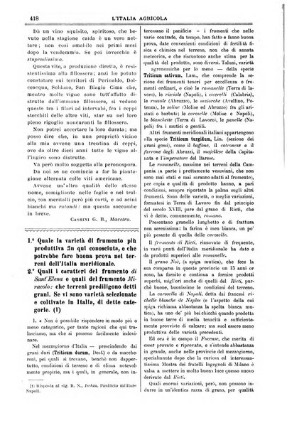 L' Italia agricola giornale di agricoltura