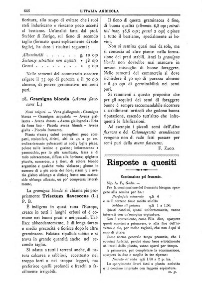 L' Italia agricola giornale di agricoltura