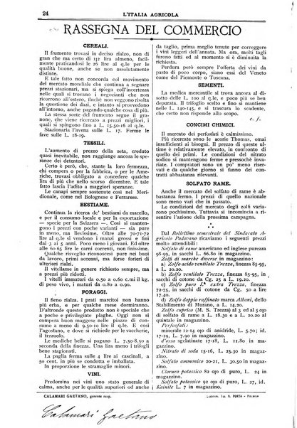 L' Italia agricola giornale di agricoltura