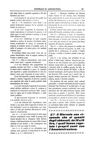 L' Italia agricola giornale di agricoltura