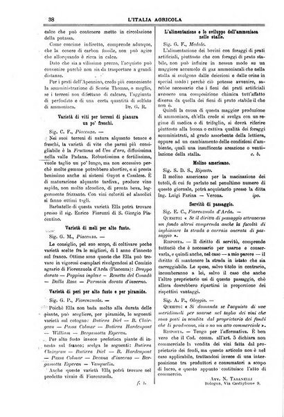 L' Italia agricola giornale di agricoltura