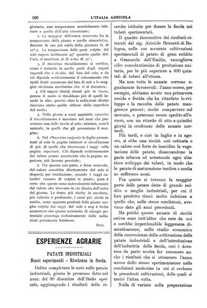 L' Italia agricola giornale di agricoltura