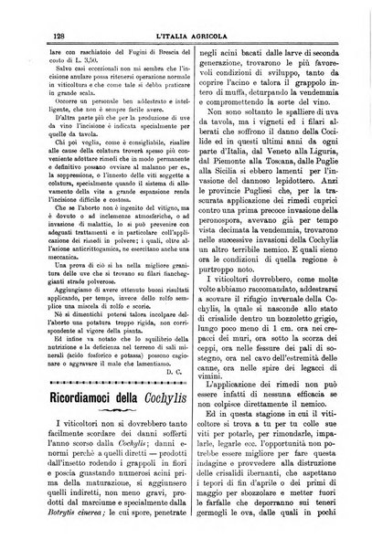 L' Italia agricola giornale di agricoltura