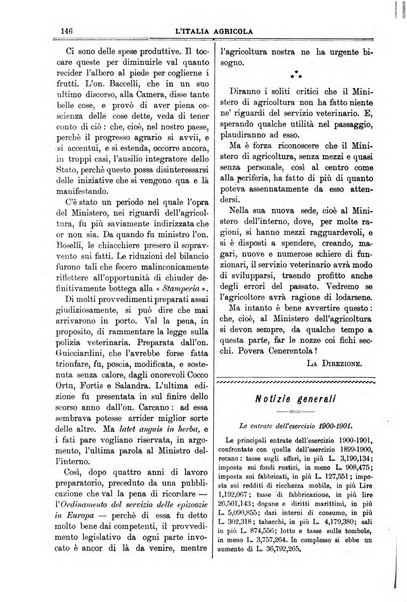 L' Italia agricola giornale di agricoltura