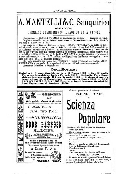 L' Italia agricola giornale di agricoltura