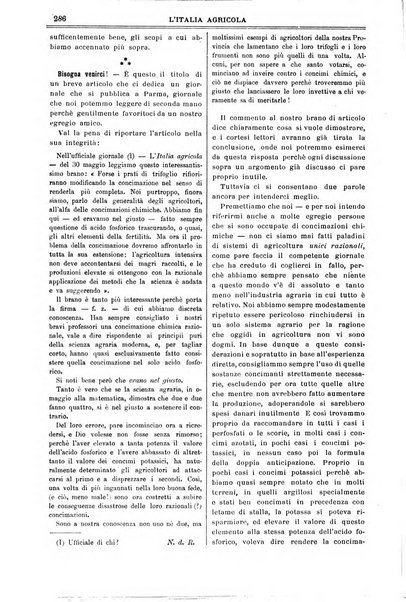 L' Italia agricola giornale di agricoltura