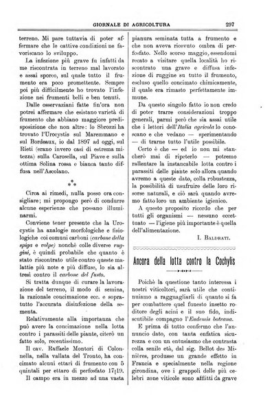 L' Italia agricola giornale di agricoltura